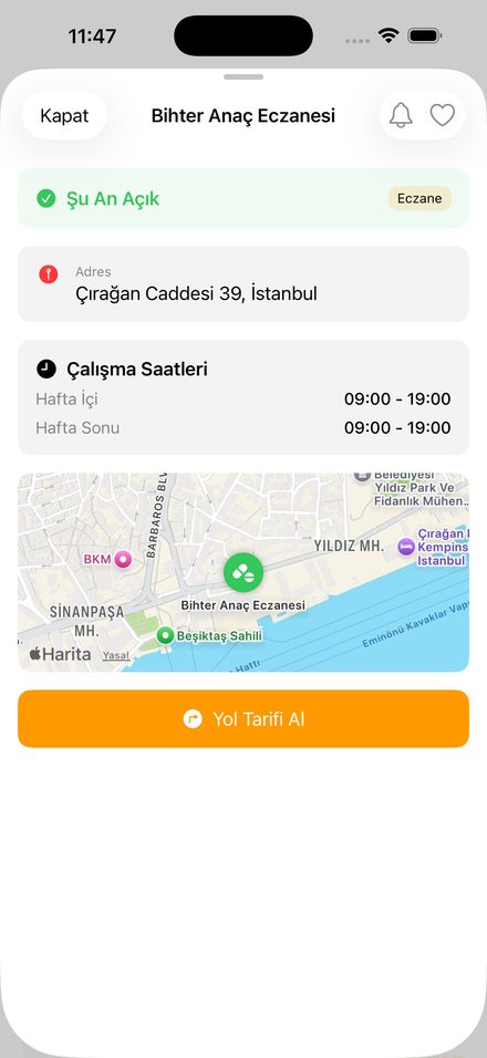 HemenBul işletme detay sayfası